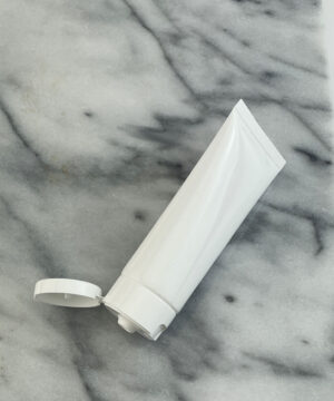 White Plastic Tube (Pre-sealed) with flip lid - 50ml