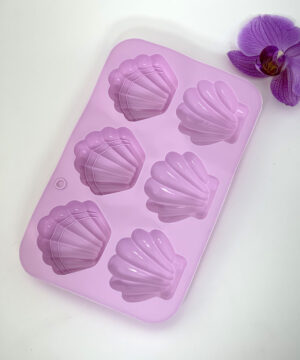 Soap Mould – Shells (6 Cavity)